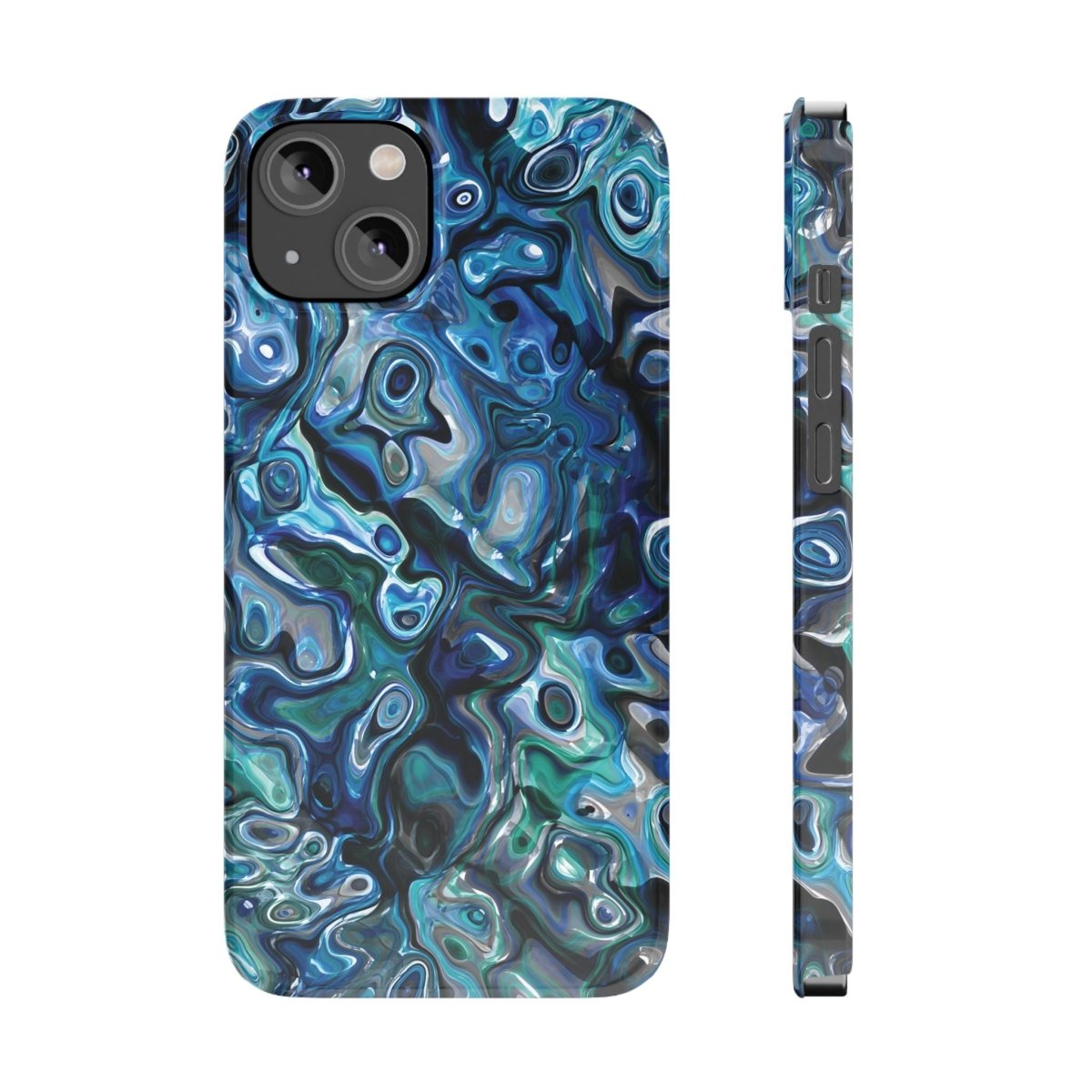 New Zealand - Inspired Phone Case Abalone Paua Shell,Slim iPhone Cover, Protective Case, Unique Gift, Trendy Accessories, - Earthbound Pacific