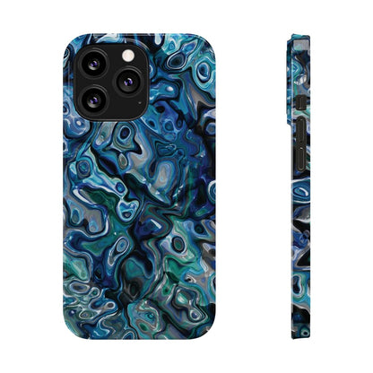 New Zealand - Inspired Phone Case Abalone Paua Shell,Slim iPhone Cover, Protective Case, Unique Gift, Trendy Accessories, - Earthbound Pacific