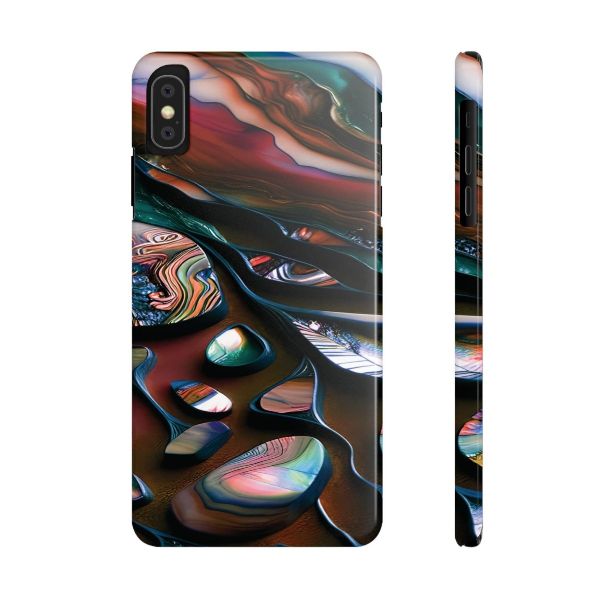 New Zealand - Inspired Phone Case Abalone Paua Shell,Slim iPhone Cover, Protective Case, Unique Gift, Trendy Accessories, - Earthbound Pacific