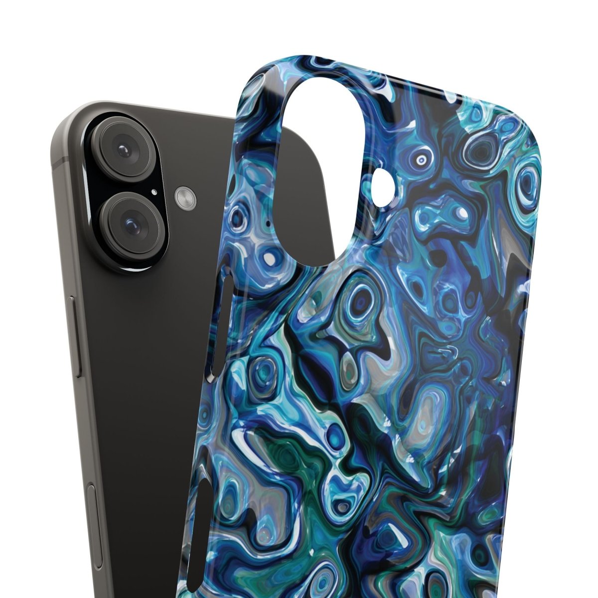 New Zealand - Inspired Phone Case Abalone Paua Shell,Slim iPhone Cover, Protective Case, Unique Gift, Trendy Accessories, - Earthbound Pacific