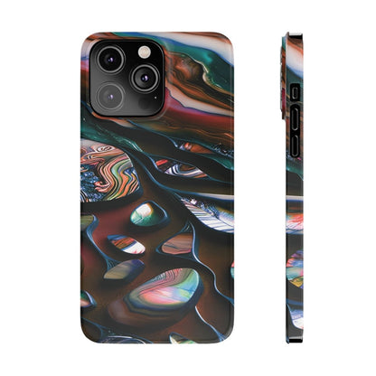 New Zealand - Inspired Phone Case Abalone Paua Shell,Slim iPhone Cover, Protective Case, Unique Gift, Trendy Accessories, - Earthbound Pacific