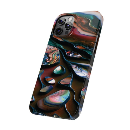 New Zealand - Inspired Phone Case Abalone Paua Shell,Slim iPhone Cover, Protective Case, Unique Gift, Trendy Accessories, - Earthbound Pacific