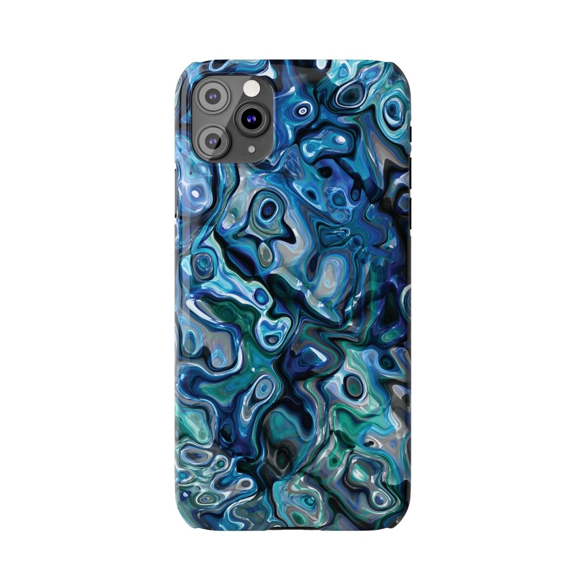 New Zealand - Inspired Phone Case Abalone Paua Shell,Slim iPhone Cover, Protective Case, Unique Gift, Trendy Accessories, - Earthbound Pacific