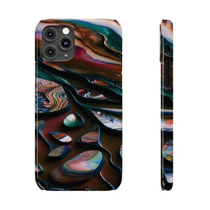 New Zealand - Inspired Phone Case Abalone Paua Shell,Slim iPhone Cover, Protective Case, Unique Gift, Trendy Accessories, - Earthbound Pacific