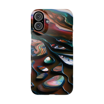 New Zealand - Inspired Phone Case Abalone Paua Shell,Slim iPhone Cover, Protective Case, Unique Gift, Trendy Accessories, - Earthbound Pacific