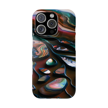 New Zealand - Inspired Phone Case Abalone Paua Shell,Slim iPhone Cover, Protective Case, Unique Gift, Trendy Accessories, - Earthbound Pacific