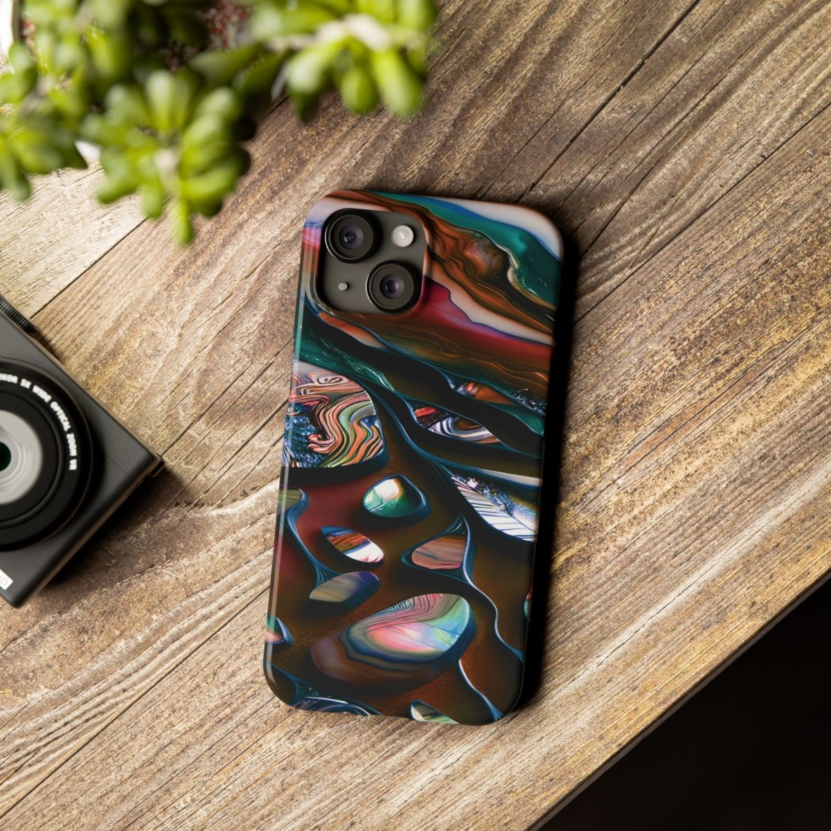 New Zealand - Inspired Phone Case Abalone Paua Shell,Slim iPhone Cover, Protective Case, Unique Gift, Trendy Accessories, - Earthbound Pacific