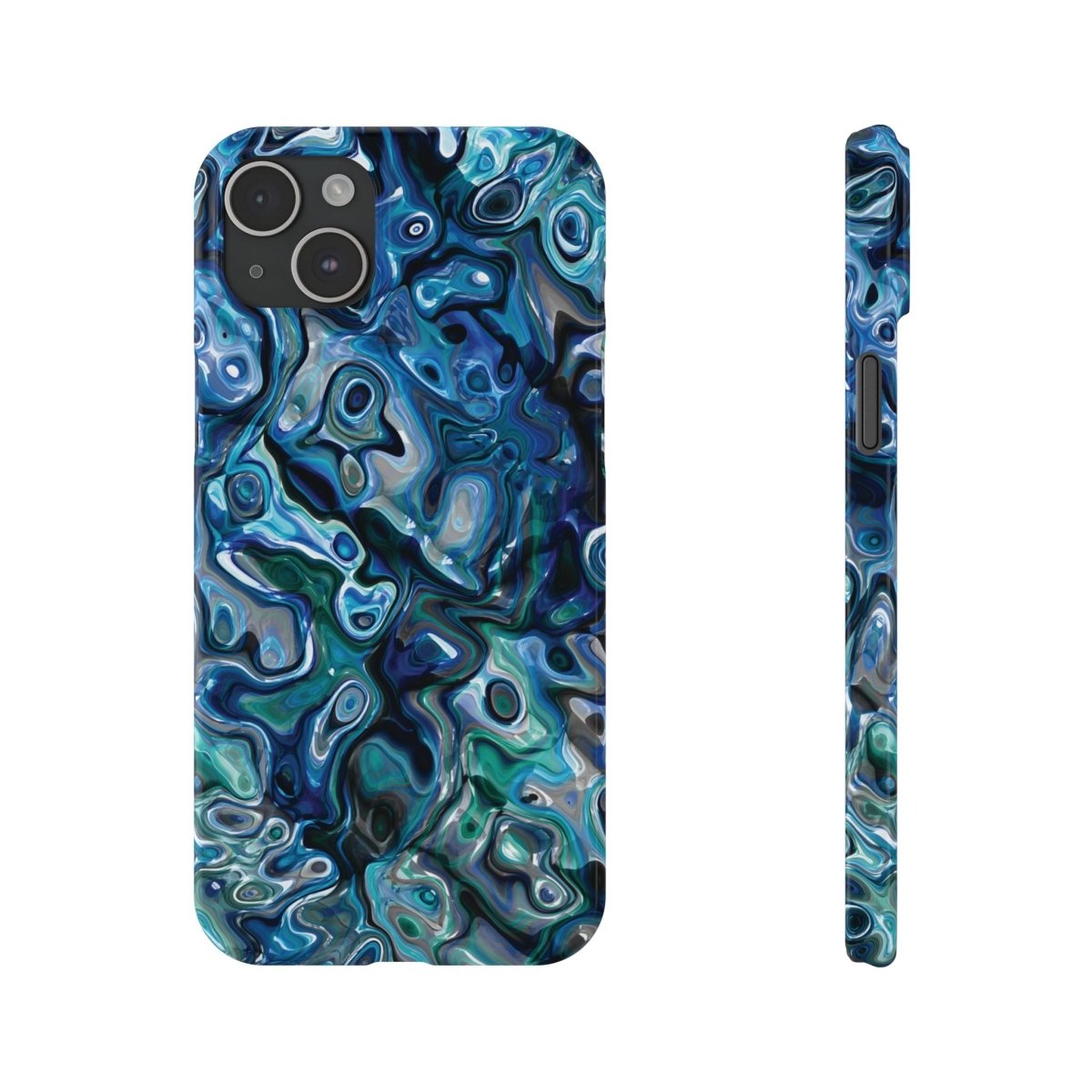 New Zealand - Inspired Phone Case Abalone Paua Shell,Slim iPhone Cover, Protective Case, Unique Gift, Trendy Accessories, - Earthbound Pacific