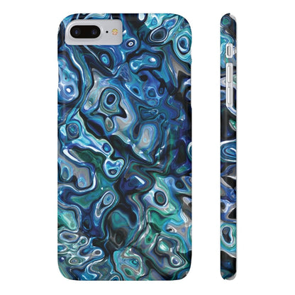 New Zealand - Inspired Phone Case Abalone Paua Shell,Slim iPhone Cover, Protective Case, Unique Gift, Trendy Accessories, - Earthbound Pacific