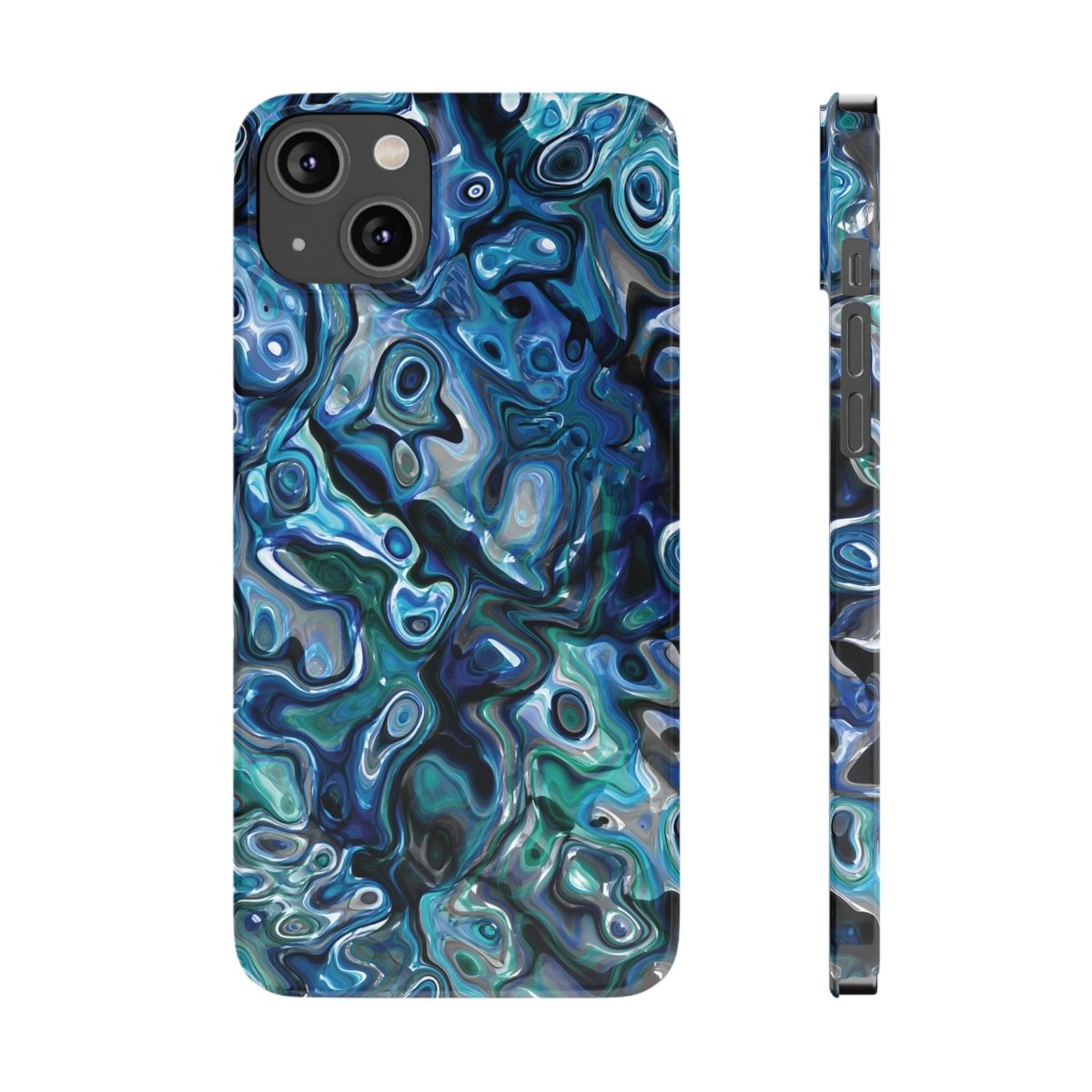 New Zealand - Inspired Phone Case Abalone Paua Shell,Slim iPhone Cover, Protective Case, Unique Gift, Trendy Accessories, - Earthbound Pacific