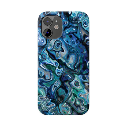 New Zealand - Inspired Phone Case Abalone Paua Shell,Slim iPhone Cover, Protective Case, Unique Gift, Trendy Accessories, - Earthbound Pacific