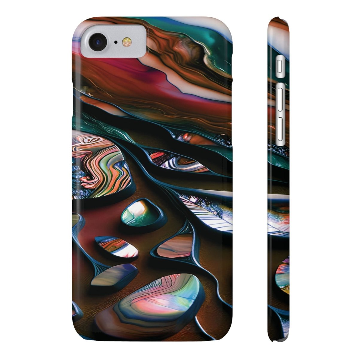 New Zealand - Inspired Phone Case Abalone Paua Shell,Slim iPhone Cover, Protective Case, Unique Gift, Trendy Accessories, - Earthbound Pacific