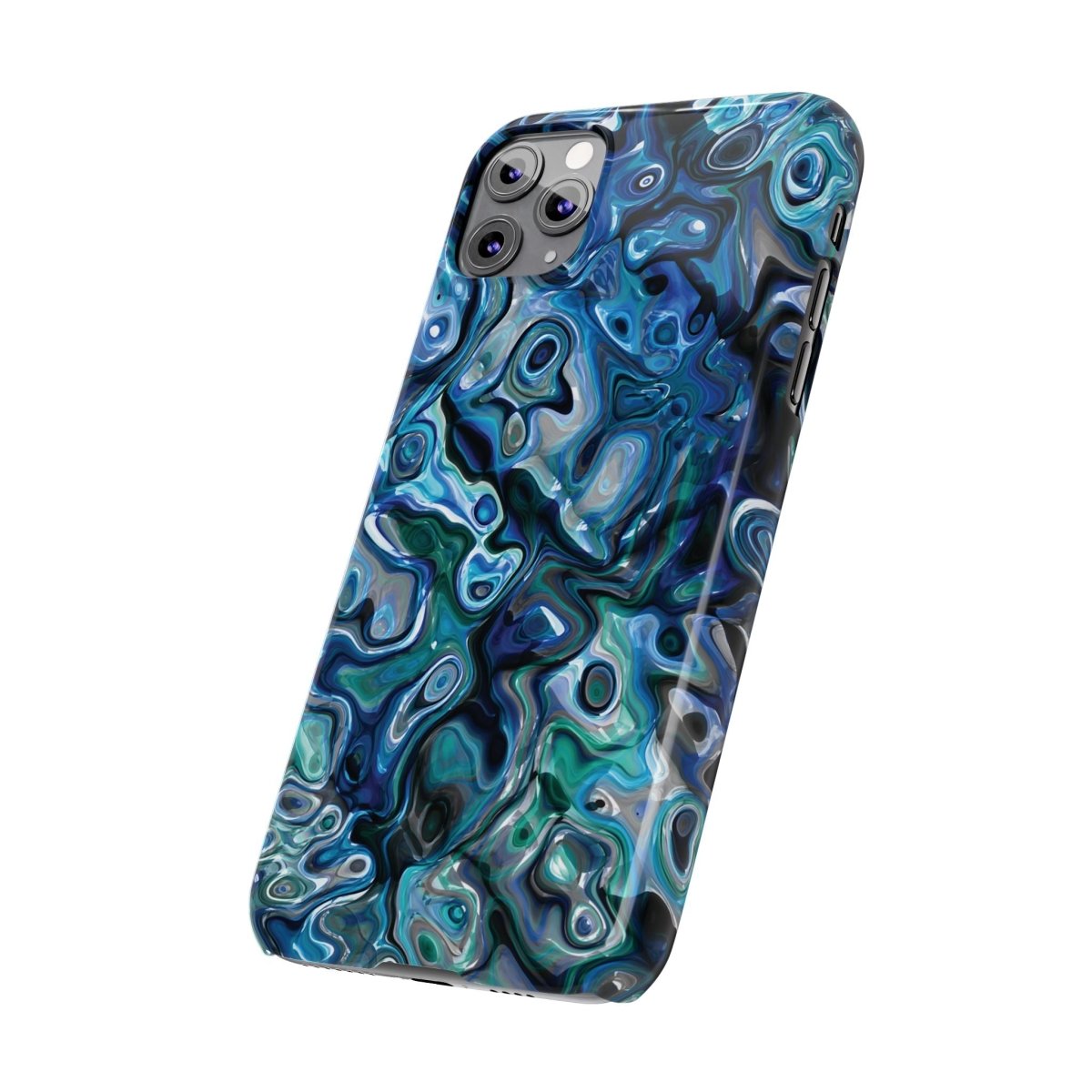 New Zealand - Inspired Phone Case Abalone Paua Shell,Slim iPhone Cover, Protective Case, Unique Gift, Trendy Accessories, - Earthbound Pacific