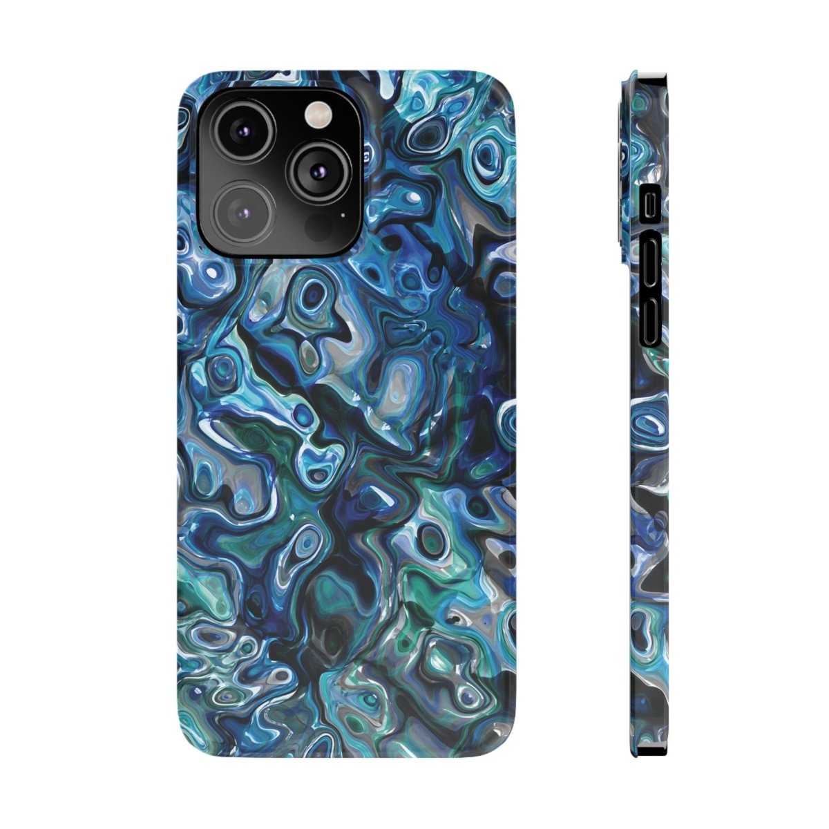 New Zealand - Inspired Phone Case Abalone Paua Shell,Slim iPhone Cover, Protective Case, Unique Gift, Trendy Accessories, - Earthbound Pacific