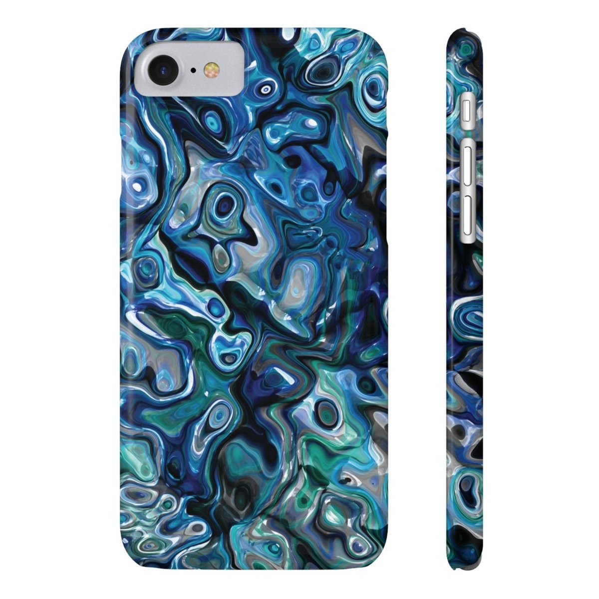 New Zealand - Inspired Phone Case Abalone Paua Shell,Slim iPhone Cover, Protective Case, Unique Gift, Trendy Accessories, - Earthbound Pacific