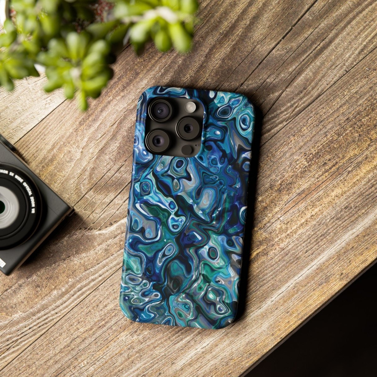 New Zealand - Inspired Phone Case Abalone Paua Shell,Slim iPhone Cover, Protective Case, Unique Gift, Trendy Accessories, - Earthbound Pacific