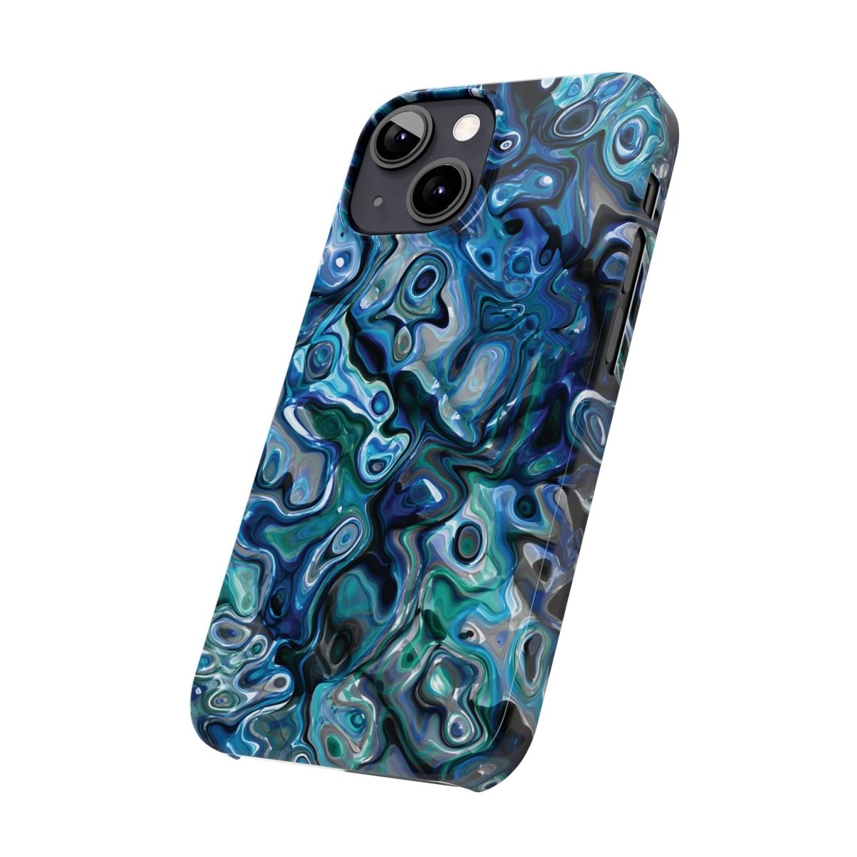 New Zealand - Inspired Phone Case Abalone Paua Shell,Slim iPhone Cover, Protective Case, Unique Gift, Trendy Accessories, - Earthbound Pacific