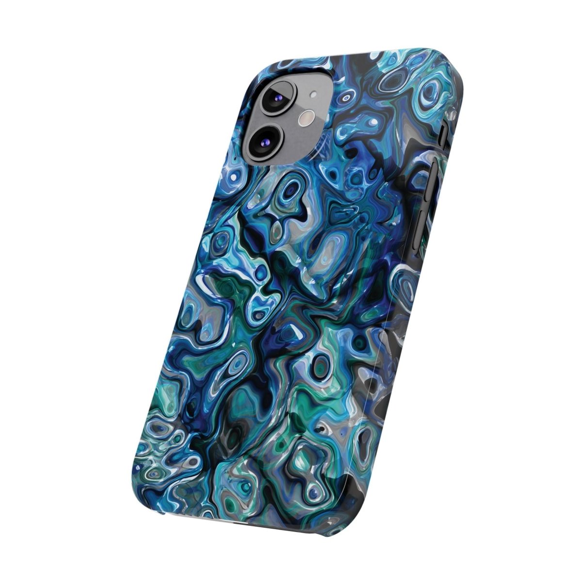 New Zealand - Inspired Phone Case Abalone Paua Shell,Slim iPhone Cover, Protective Case, Unique Gift, Trendy Accessories, - Earthbound Pacific