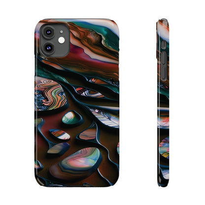 New Zealand - Inspired Phone Case Abalone Paua Shell,Slim iPhone Cover, Protective Case, Unique Gift, Trendy Accessories, - Earthbound Pacific