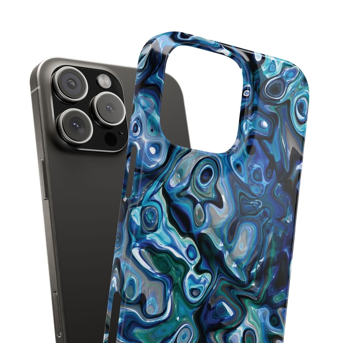 New Zealand - Inspired Phone Case Abalone Paua Shell,Slim iPhone Cover, Protective Case, Unique Gift, Trendy Accessories, - Earthbound Pacific