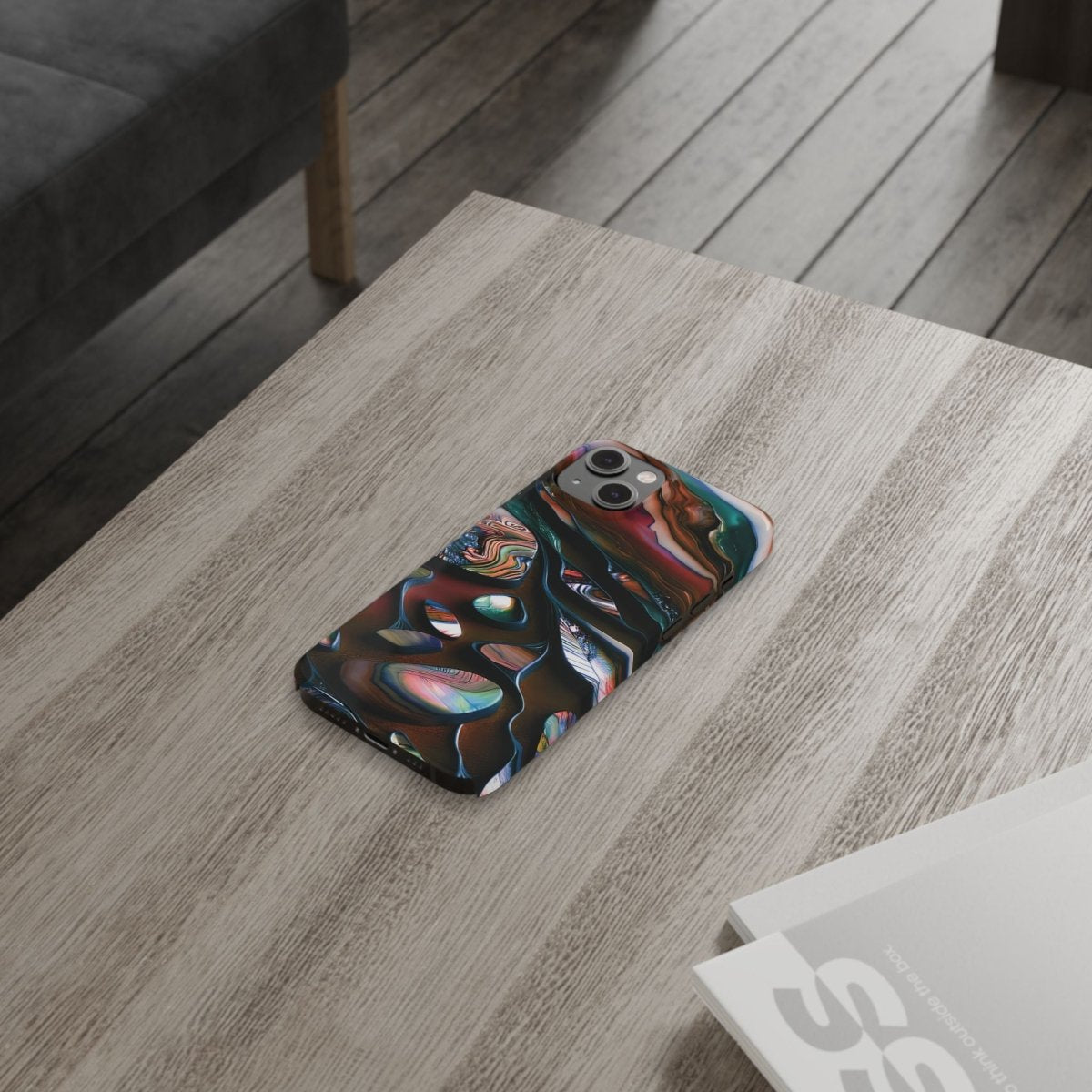 New Zealand - Inspired Phone Case Abalone Paua Shell,Slim iPhone Cover, Protective Case, Unique Gift, Trendy Accessories, - Earthbound Pacific