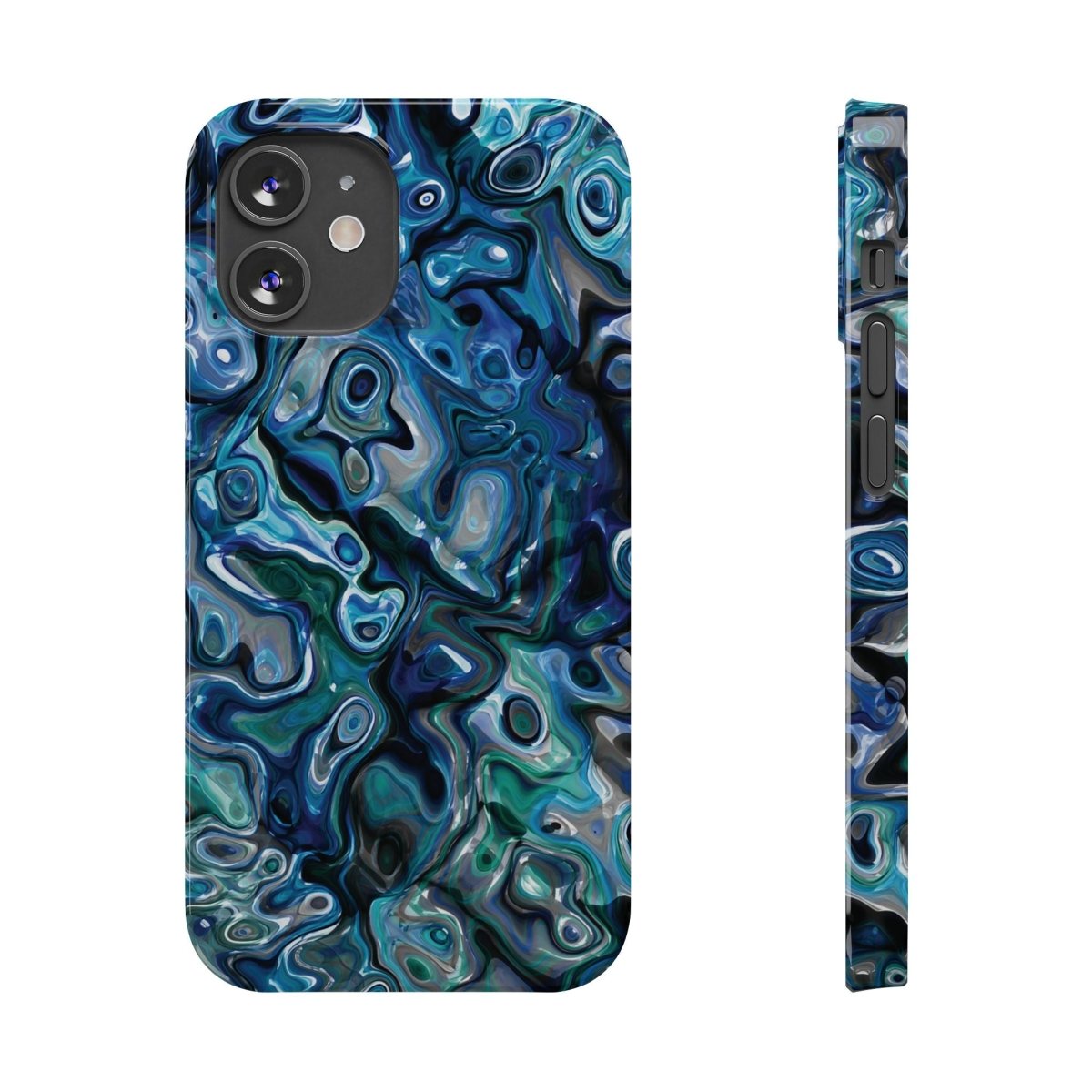 New Zealand - Inspired Phone Case Abalone Paua Shell,Slim iPhone Cover, Protective Case, Unique Gift, Trendy Accessories, - Earthbound Pacific