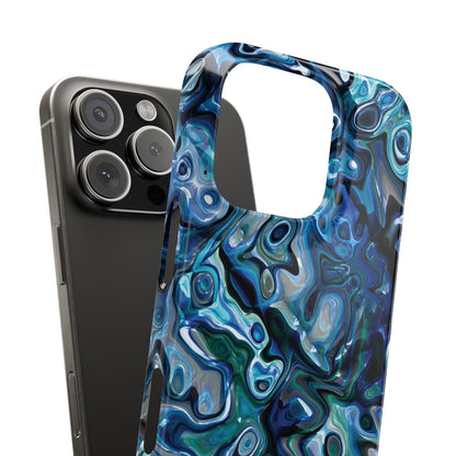 New Zealand - Inspired Phone Case Abalone Paua Shell,Slim iPhone Cover, Protective Case, Unique Gift, Trendy Accessories, - Earthbound Pacific