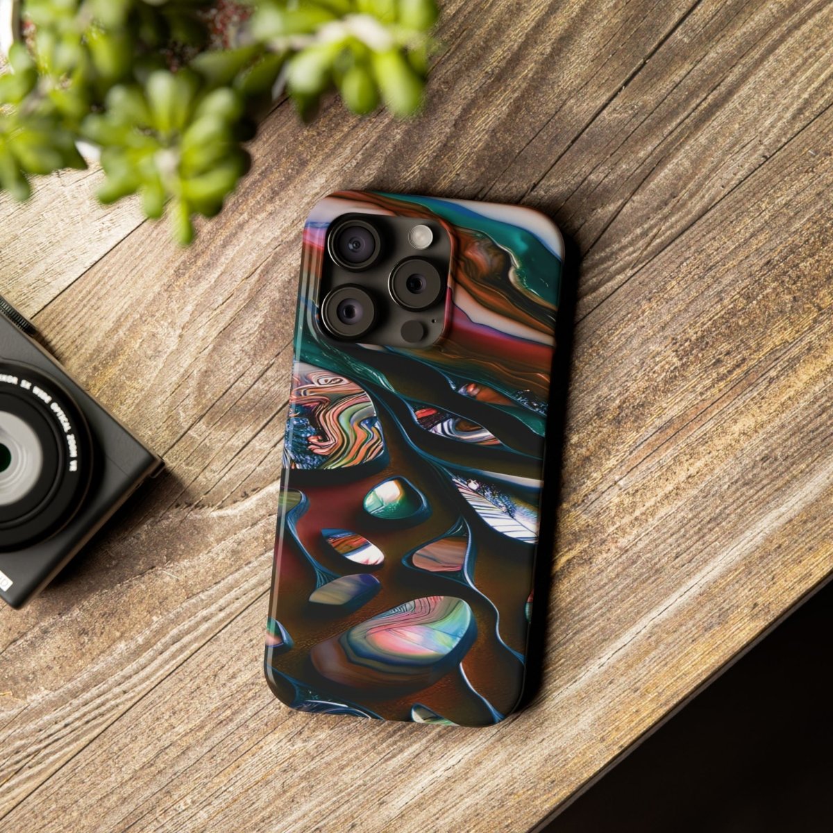 New Zealand - Inspired Phone Case Abalone Paua Shell,Slim iPhone Cover, Protective Case, Unique Gift, Trendy Accessories, - Earthbound Pacific