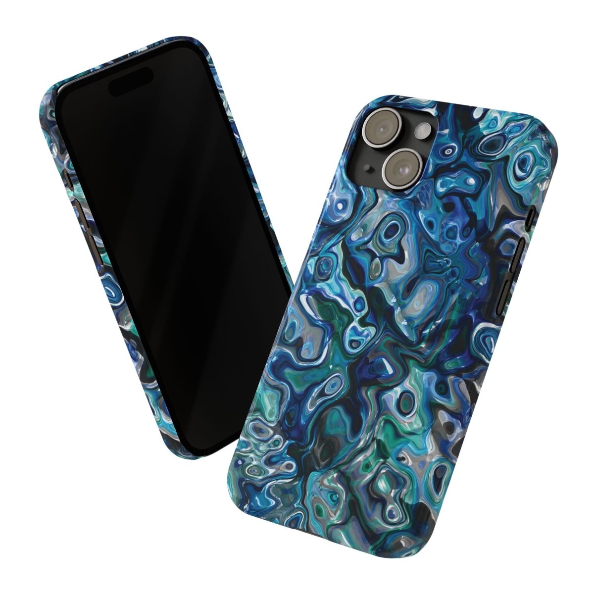 New Zealand - Inspired Phone Case Abalone Paua Shell,Slim iPhone Cover, Protective Case, Unique Gift, Trendy Accessories, - Earthbound Pacific