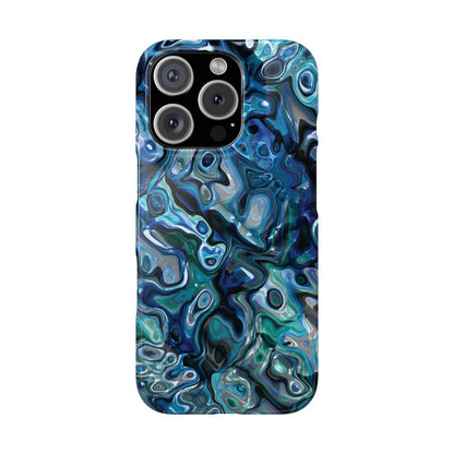 New Zealand - Inspired Phone Case Abalone Paua Shell,Slim iPhone Cover, Protective Case, Unique Gift, Trendy Accessories, - Earthbound Pacific