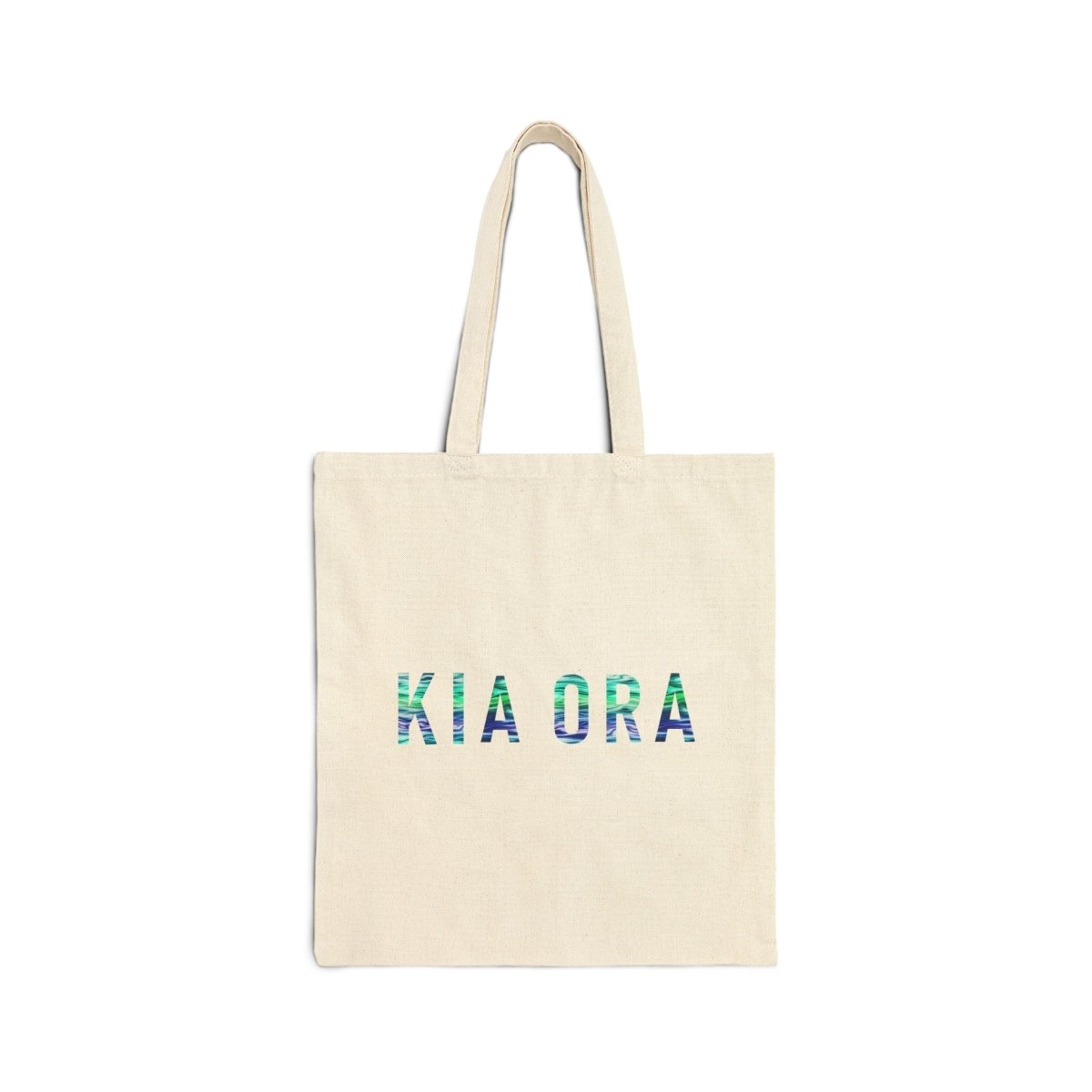 New Zealand Kia Ora Cotton Canvas Tote Bag - Earthbound Pacific