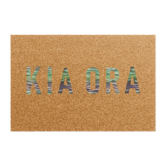 New Zealand "Kia Ora" Custom Doormat - Earthbound Pacific