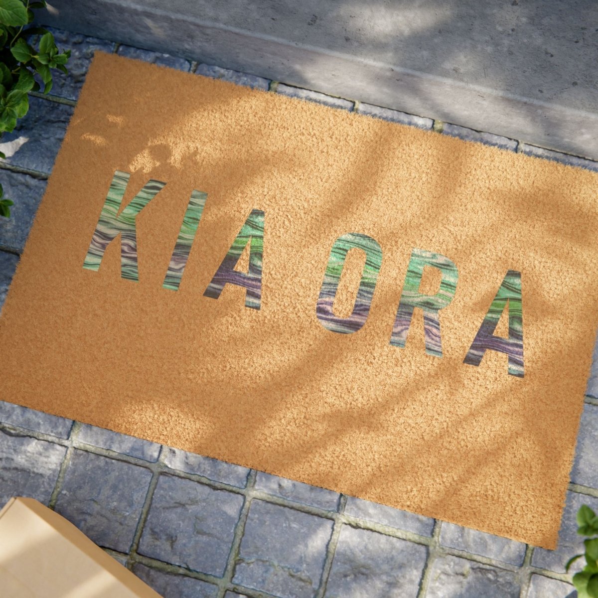 New Zealand "Kia Ora" Custom Doormat - Earthbound Pacific