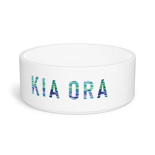 New Zealand "Kia Ora" Custom Pet Bowl - Earthbound Pacific