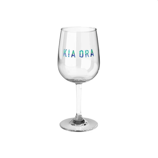 New Zealand "Kia Ora" Custom Wine Glass, 12oz - Earthbound Pacific