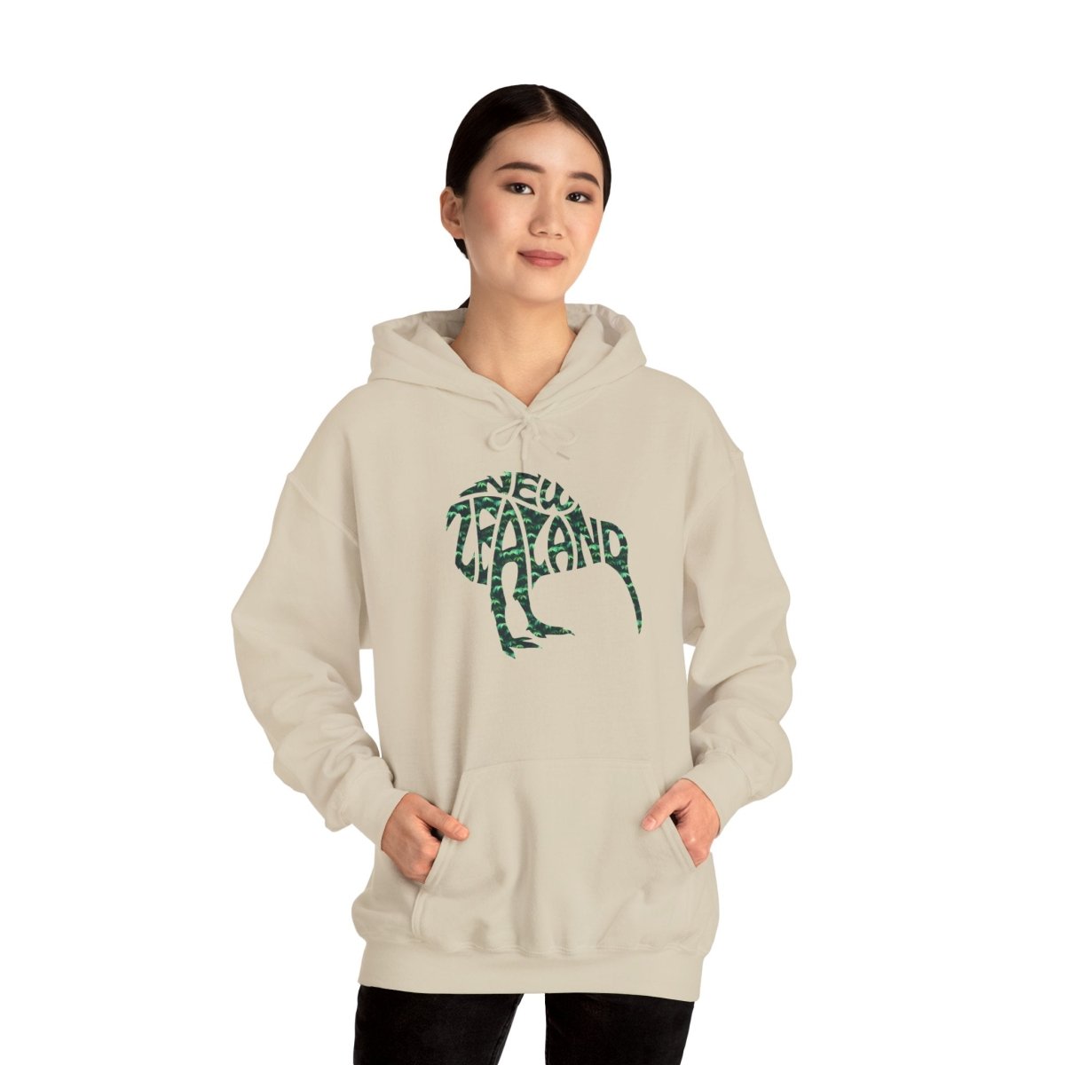 New Zealand Kiwi Custom Unisex Heavy Blend™ Hooded Sweatshirt - Earthbound Pacific