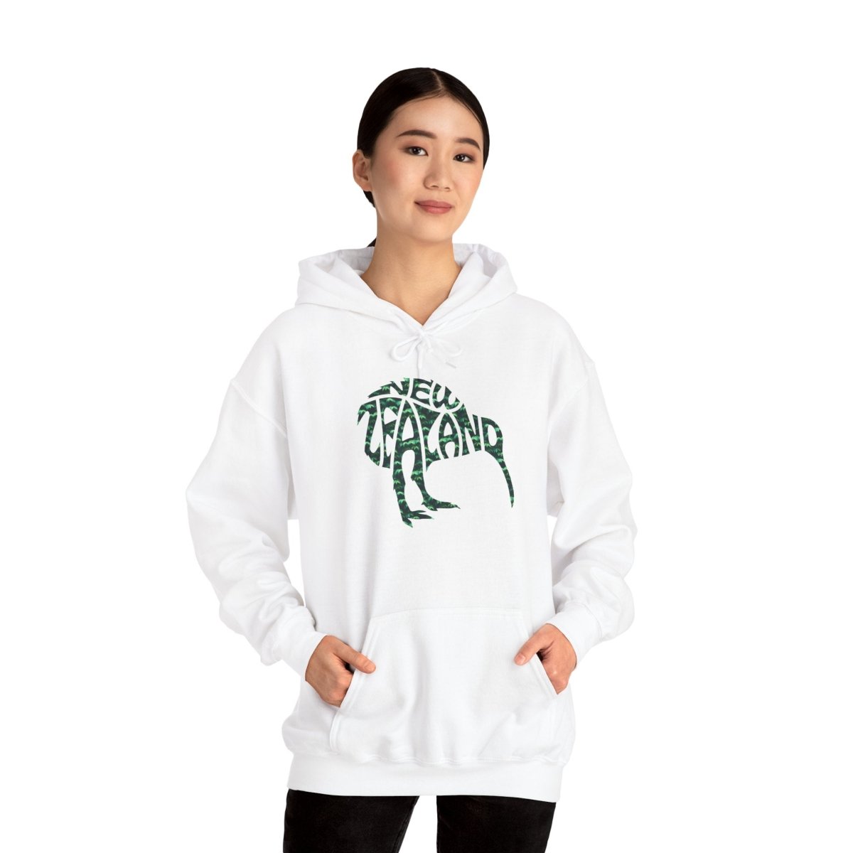 New Zealand Kiwi Custom Unisex Heavy Blend™ Hooded Sweatshirt - Earthbound Pacific