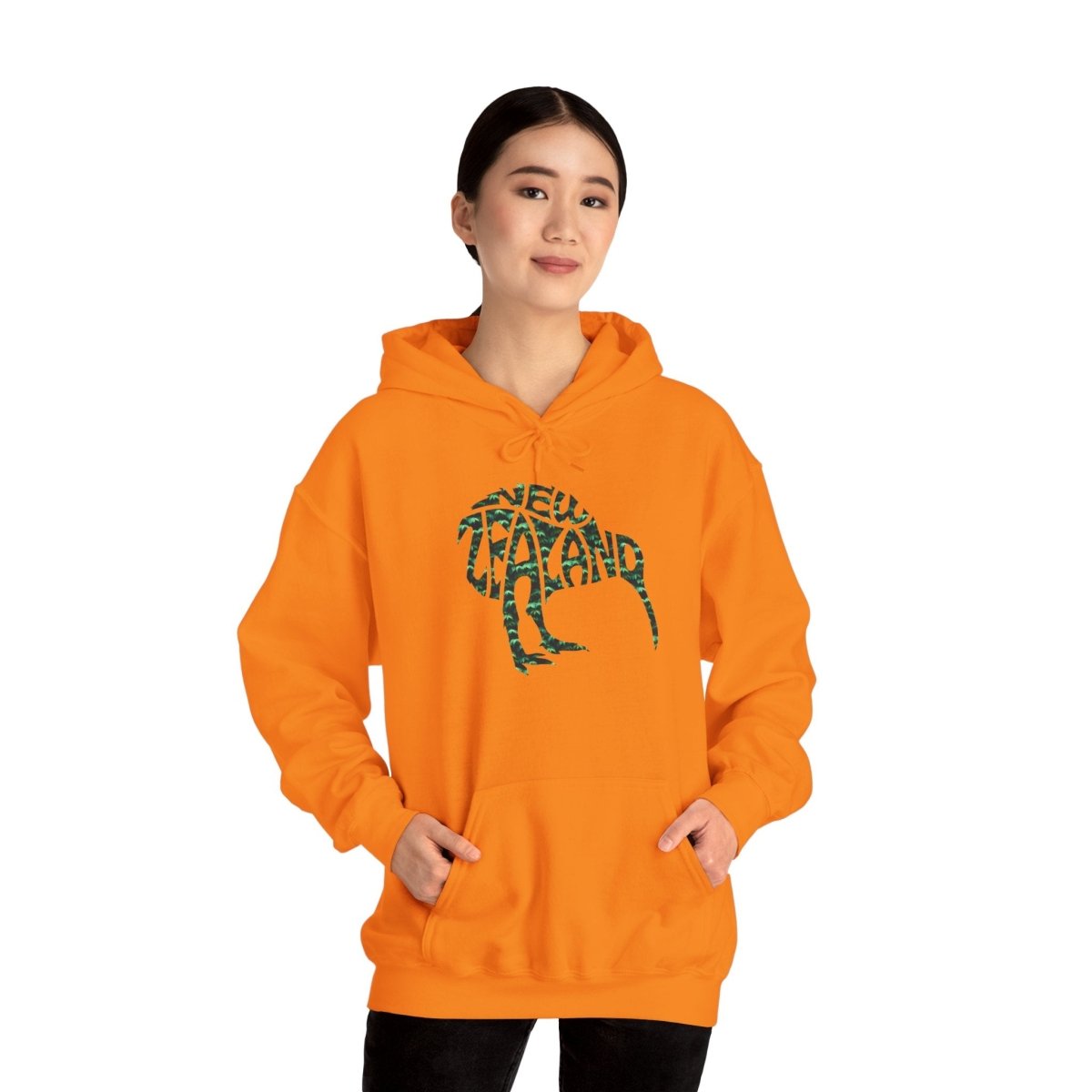 New Zealand Kiwi Custom Unisex Heavy Blend™ Hooded Sweatshirt - Earthbound Pacific