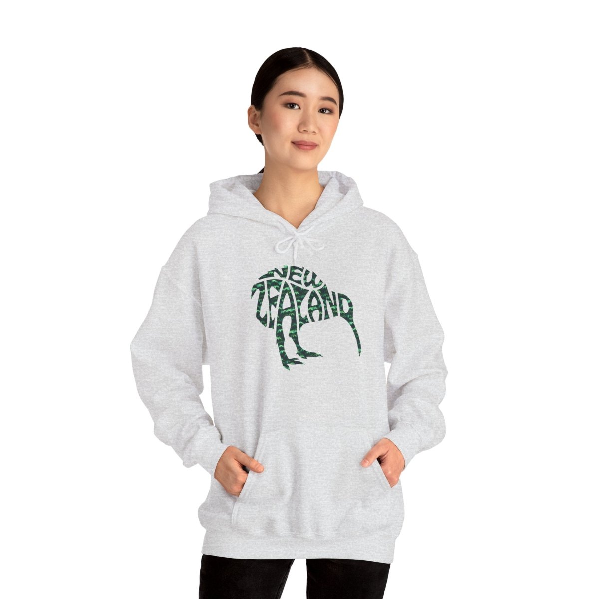 New Zealand Kiwi Custom Unisex Heavy Blend™ Hooded Sweatshirt - Earthbound Pacific