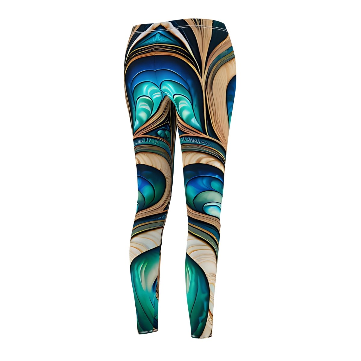 New Zealand Paua Abalone Design Leggings 79280100757702704794 Earthbound Pacific