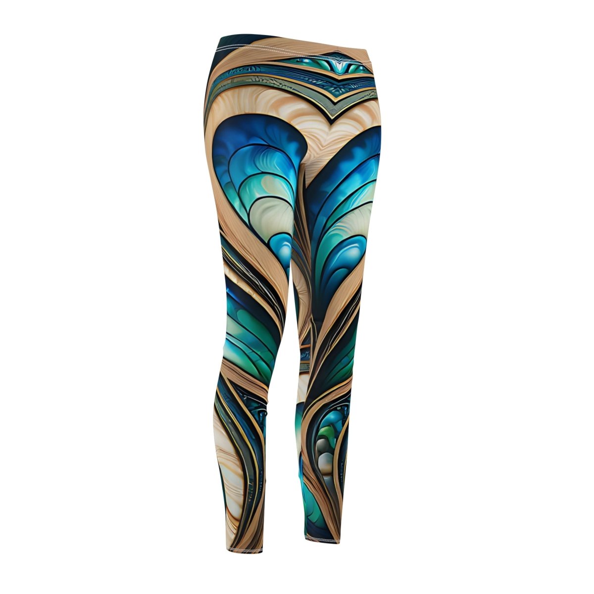 New Zealand Paua Abalone Design Leggings 79280100757702704794 Earthbound Pacific