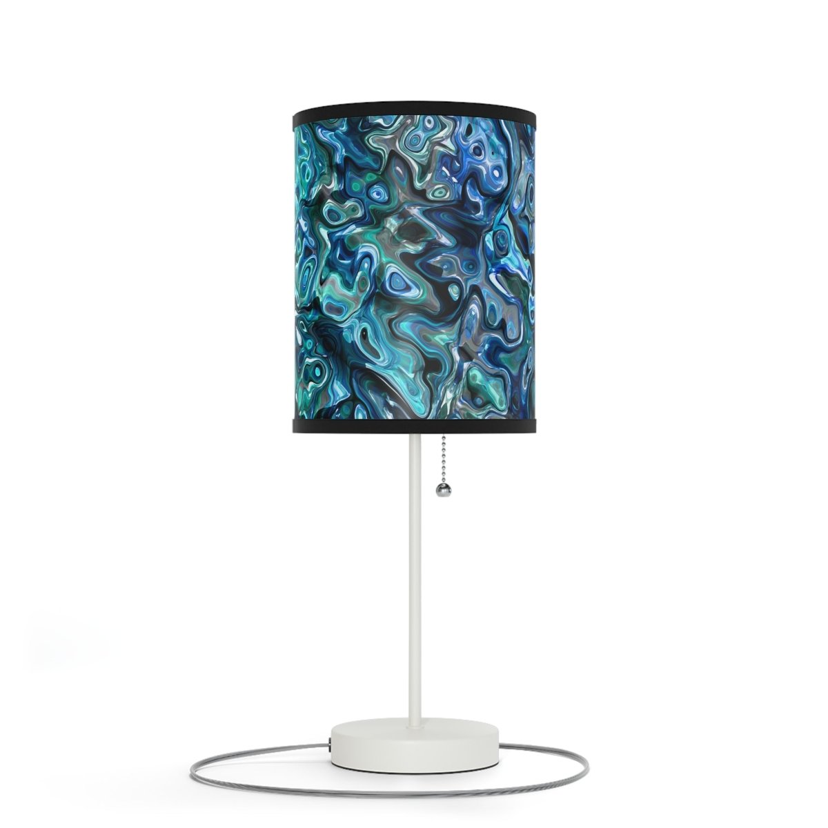 New Zealand Paua Abalone Design Modern Abstract Table Lamp 15051861305263564119 Earthbound Pacific
