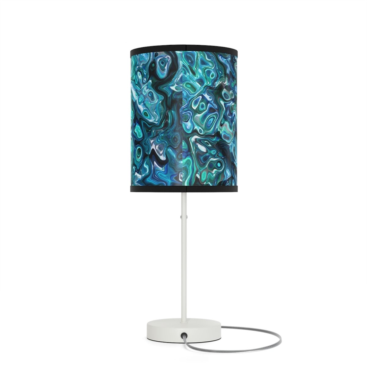New Zealand Paua Abalone Design Modern Abstract Table Lamp 15051861305263564119 Earthbound Pacific