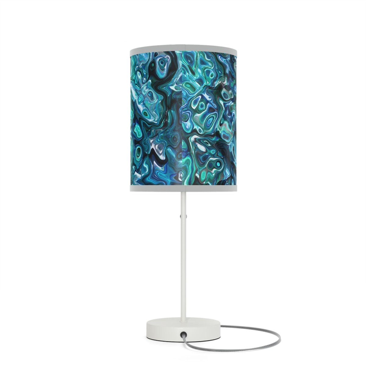 New Zealand Paua Abalone Design Modern Abstract Table Lamp 15051861305263564119 Earthbound Pacific