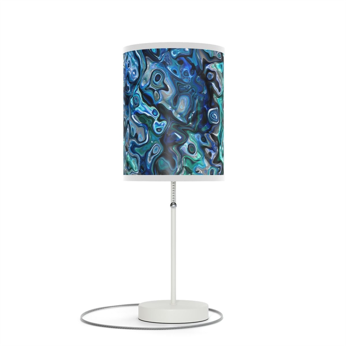 New Zealand Paua Abalone Design Modern Abstract Table Lamp 15051861305263564119 Earthbound Pacific