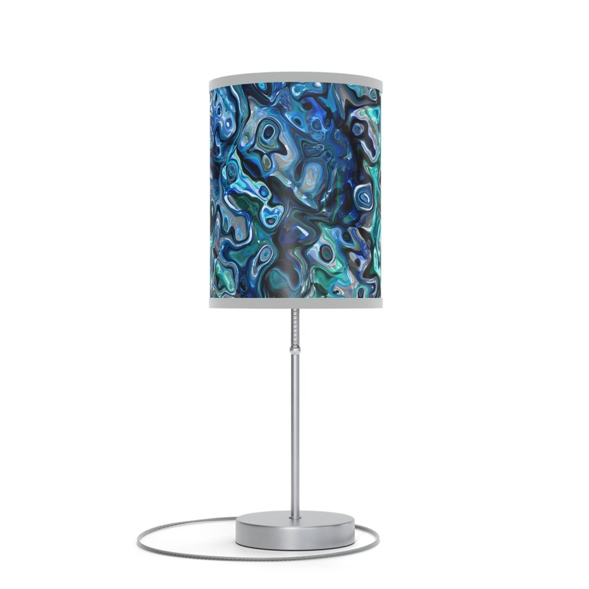 New Zealand Paua Abalone Design Modern Abstract Table Lamp 10589520502526995997 Earthbound Pacific