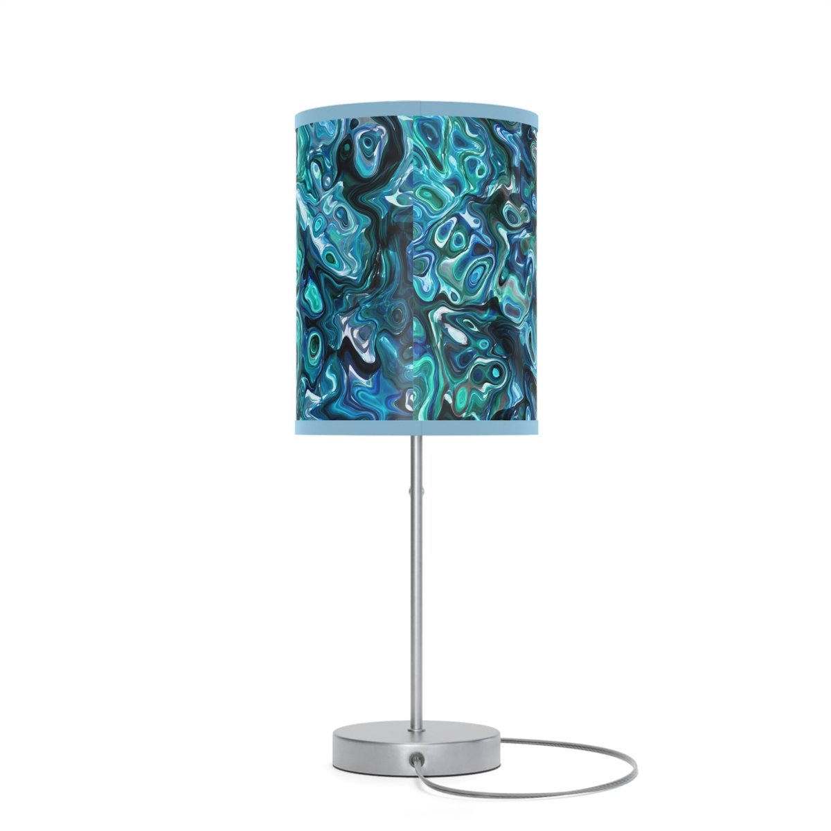 New Zealand Paua Abalone Design Modern Abstract Table Lamp 15051861305263564119 Earthbound Pacific