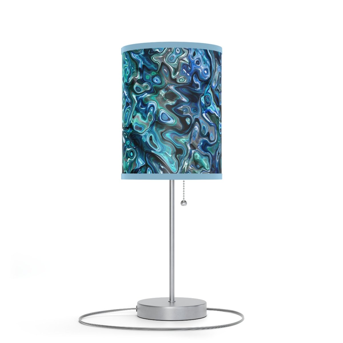 New Zealand Paua Abalone Design Modern Abstract Table Lamp 15051861305263564119 Earthbound Pacific