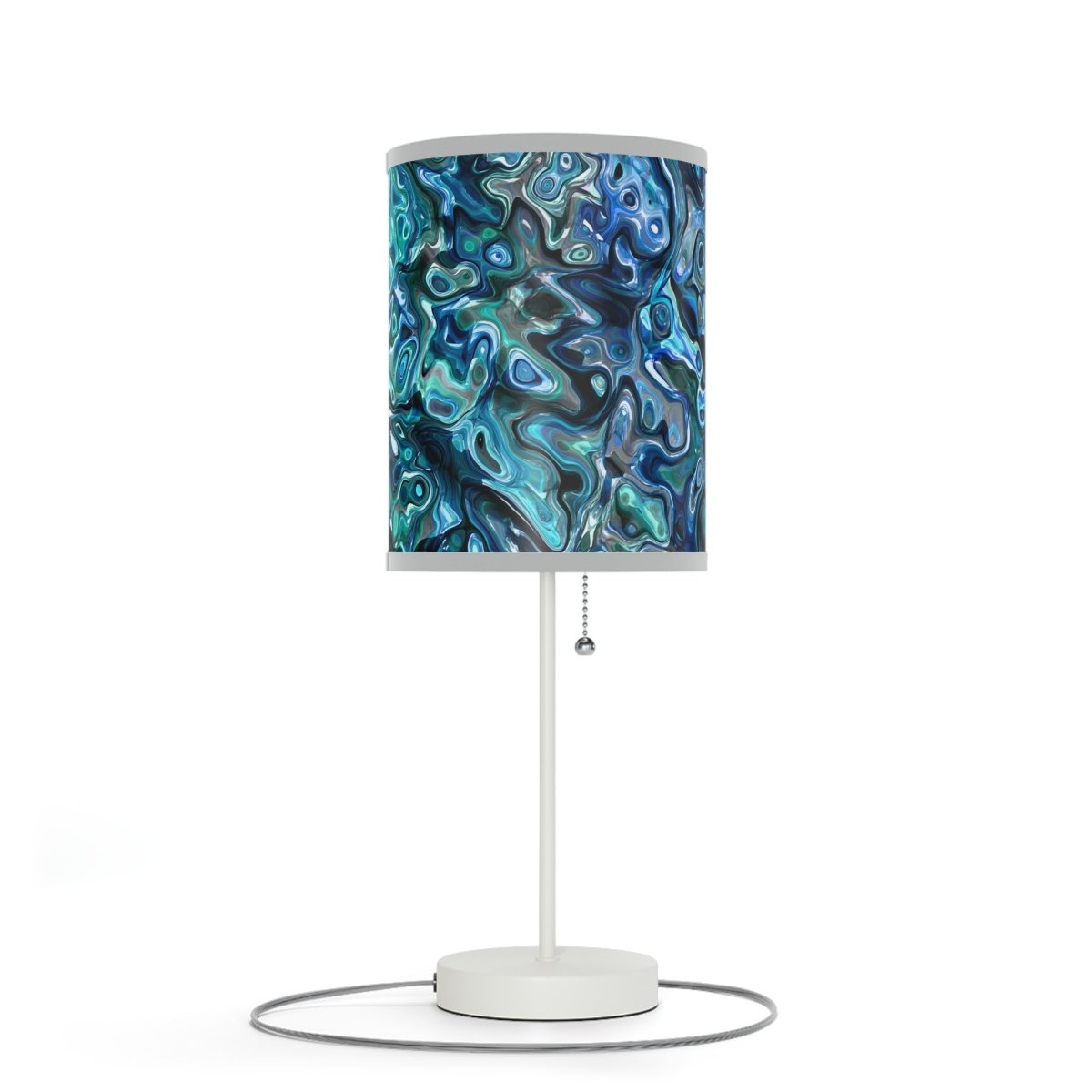 New Zealand Paua Abalone Design Modern Abstract Table Lamp 15051861305263564119 Earthbound Pacific