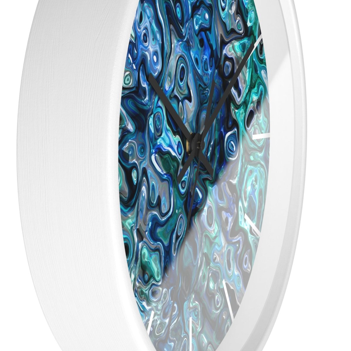 New Zealand Paua Abalone Design Wall Clock 24241828430478528519 Earthbound Pacific